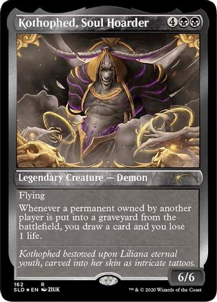 Kothophed, Soul Hoarder (Foil Etched) (SLD-162) - Secret Lair Drop Series Foil - Premium MTG Single from Wizards of the Coast - Just $0.49! Shop now at Game Crave Tournament Store