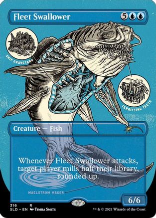 Fleet Swallower (Foil Etched) (SLD-316) - Secret Lair Drop Series Foil - Premium MTG Single from Wizards of the Coast - Just $2.10! Shop now at Game Crave Tournament Store