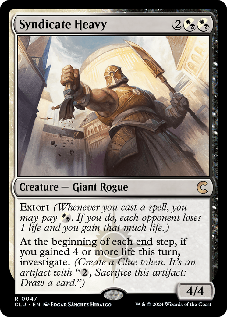 Syndicate Heavy (CLU-047) - Ravnica: Clue Edition - Premium MTG Single from Wizards of the Coast - Just $0.25! Shop now at Game Crave Tournament Store
