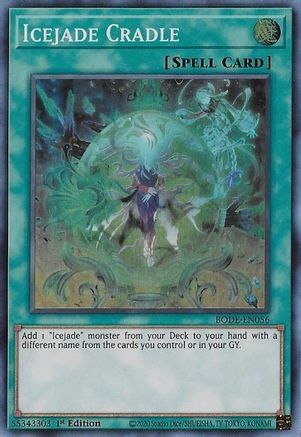Icejade Cradle (BODE-EN056) - Burst of Destiny 1st Edition - Premium Yugioh Single from Konami - Just $0.36! Shop now at Game Crave Tournament Store