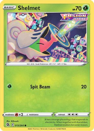 Shelmet 13/264 - Fusion Strike Reverse Holofoil