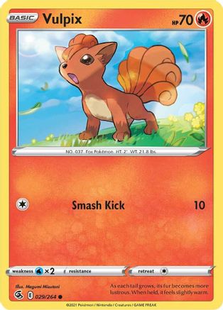Vulpix 29/264 - Fusion Strike
