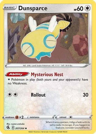 Dunsparce 207/264 - Fusion Strike