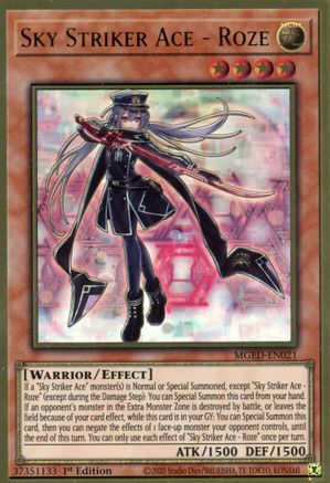 Sky Striker Ace - Roze (MGED-EN021) - Maximum Gold: El Dorado 1st Edition - Premium Yugioh Single from Konami - Just $0.25! Shop now at Game Crave Tournament Store