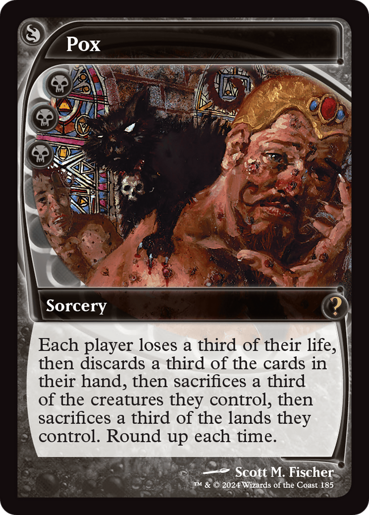 Pox (MB2-185) - Mystery Booster 2 - Premium MTG Single from Wizards of the Coast - Just $1.18! Shop now at Game Crave Tournament Store