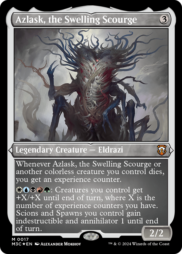 Azlask, the Swelling Scourge (M3C-017) - Modern Horizons 3 Commander Etched Foil - Premium MTG Single from Wizards of the Coast - Just $1.16! Shop now at Game Crave Tournament Store