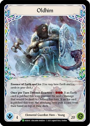 Oldhim (HER045) - Flesh and Blood: Promo Cards Cold Foil