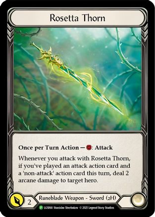 Rosetta Thorn (LGS068) - Flesh and Blood: Promo Cards Cold Foil