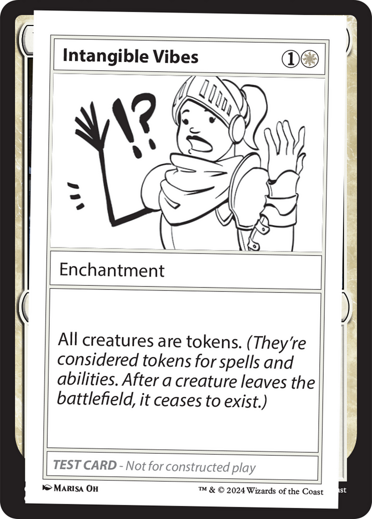 Intangible Vibes (MB2-280) - Mystery Booster 2 - Premium MTG Single from Wizards of the Coast - Just $0.27! Shop now at Game Crave Tournament Store