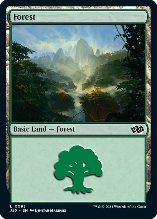 Forest (J25-093) - Foundations Jumpstart - Premium MTG Single from Wizards of the Coast - Just $0.25! Shop now at Game Crave Tournament Store