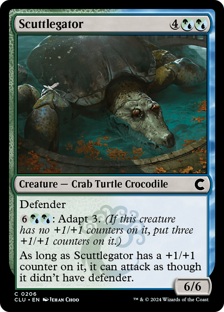 Scuttlegator (CLU-206) - Ravnica: Clue Edition - Premium MTG Single from Wizards of the Coast - Just $0.25! Shop now at Game Crave Tournament Store