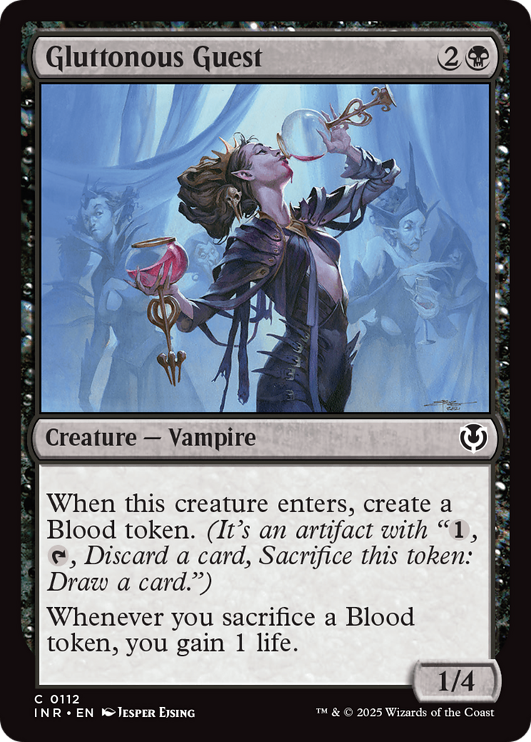Gluttonous Guest (-112) - Innistrad Remastered Foil - Premium MTG Single from Wizards of the Coast - Just $0.25! Shop now at Game Crave Tournament Store