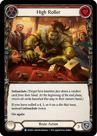 High Roller (Red) (EVR005) - Everfest 1st Edition Rainbow Foil