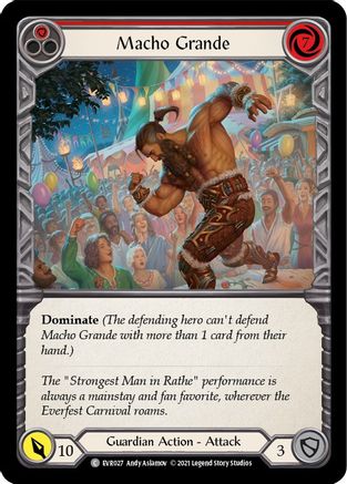 Macho Grande (Red) (EVR027) - Everfest 1st Edition Rainbow Foil