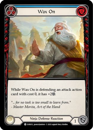 Wax On (Blue) (EVR052) - Everfest 1st Edition