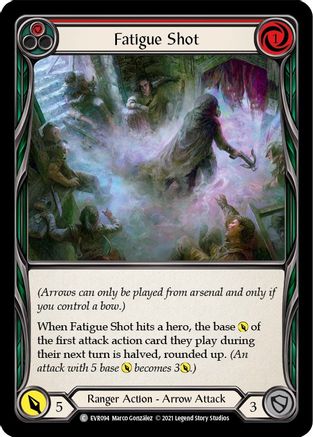 Fatigue Shot (Red) (EVR094) - Everfest 1st Edition Rainbow Foil