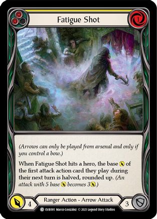 Fatigue Shot (Yellow) (EVR095) - Everfest 1st Edition Rainbow Foil