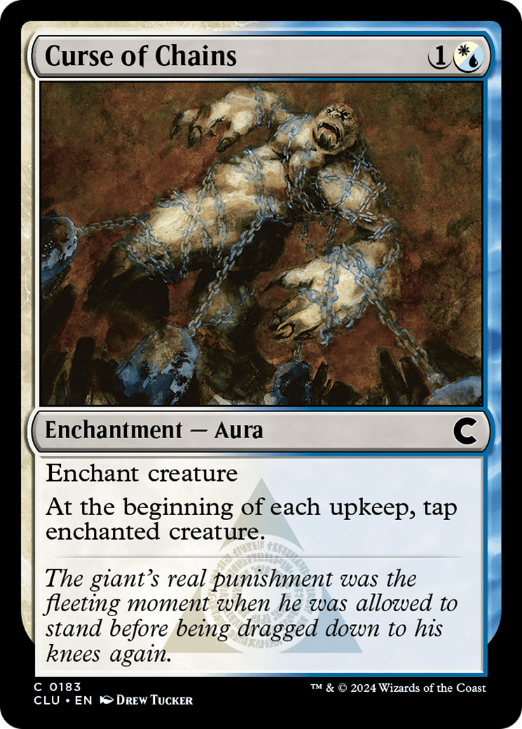Curse of Chains (CLU-183) - Ravnica: Clue Edition - Premium MTG Single from Wizards of the Coast - Just $0.25! Shop now at Game Crave Tournament Store