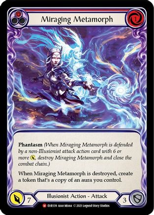 Miraging Metamorph (EVR139) - Everfest 1st Edition Rainbow Foil