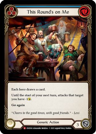 This Round's on Me (EVR160) - Everfest 1st Edition Rainbow Foil