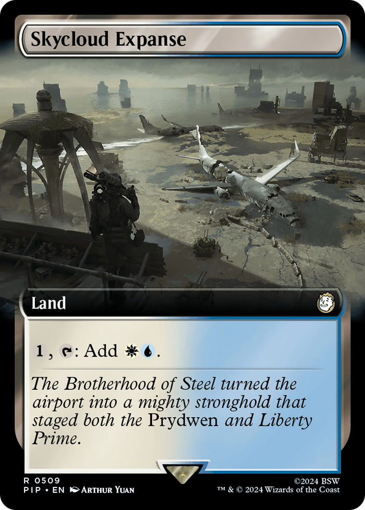 Skycloud Expanse (PIP-509) - Fallout: (Extended Art) Foil - Premium MTG Single from Wizards of the Coast - Just $0.36! Shop now at Game Crave Tournament Store