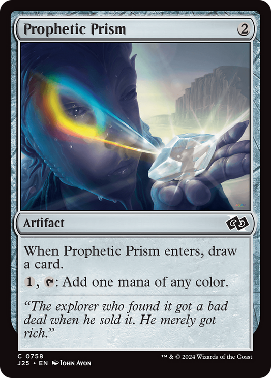 Prophetic Prism (J25-758) - Foundations Jumpstart - Premium MTG Single from Wizards of the Coast - Just $0.25! Shop now at Game Crave Tournament Store
