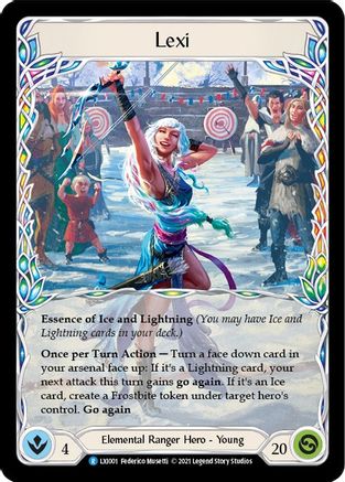 Lexi (LXI001) - Blitz Deck: Tales of Aria - Lexi Rainbow Foil