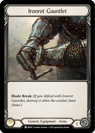 Ironrot Gauntlet (BRI007) - Blitz Deck: Tales of Aria - Briar