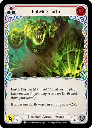 Entwine Earth (Red) (BRI016) - Blitz Deck: Tales of Aria - Briar