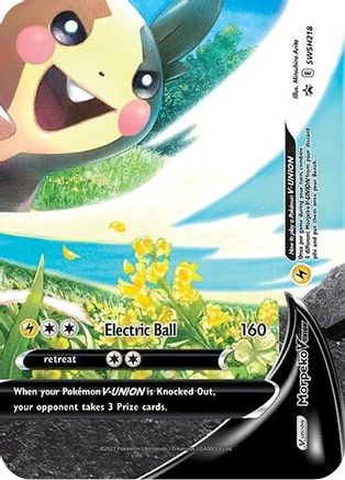 Morpeko V-UNION SWSH218/307 - SWSH Black Star Promos Holofoil