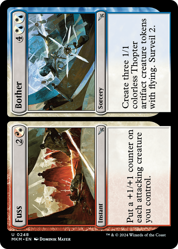 Fuss // Bother (MKM-248) - Murders at Karlov Manor Foil - Premium MTG Single from Wizards of the Coast - Just $0.23! Shop now at Game Crave Tournament Store