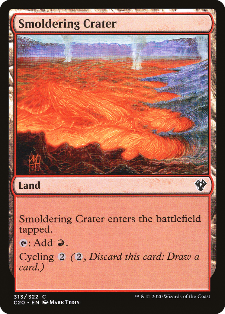 Smoldering Crater (C20-313) - Commander 2020 - Premium MTG Single from Wizards of the Coast - Just $0.08! Shop now at Game Crave Tournament Store