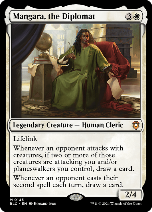 Mangara, the Diplomat (BLC-145) - Bloomburrow Commander - Premium MTG Single from Wizards of the Coast - Just $0.57! Shop now at Game Crave Tournament Store
