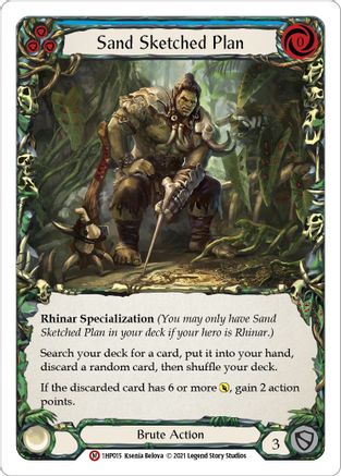 Sand Sketched Plan (1HP015) - History Pack Vol.1