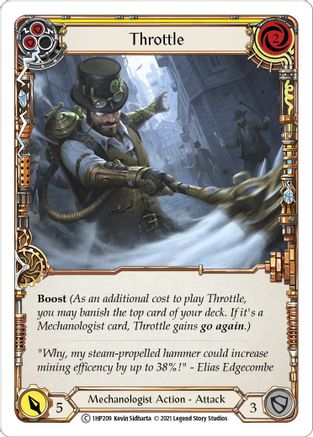 Throttle (Yellow) (1HP209) - History Pack Vol.1