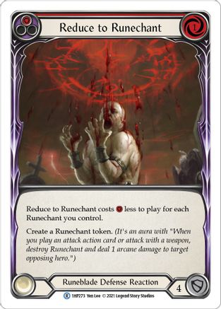 Reduce to Runechant (Red) (1HP273) - History Pack Vol.1