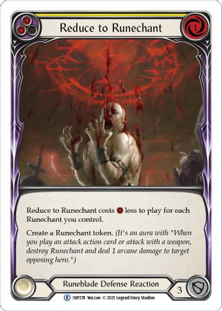 Reduce to Runechant (Yellow) (1HP274) - History Pack Vol.1