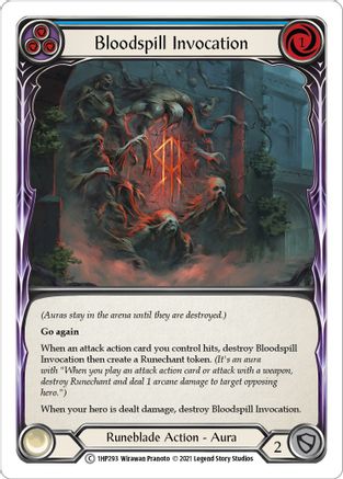 Bloodspill Invocation (Blue) (1HP293) - History Pack Vol.1