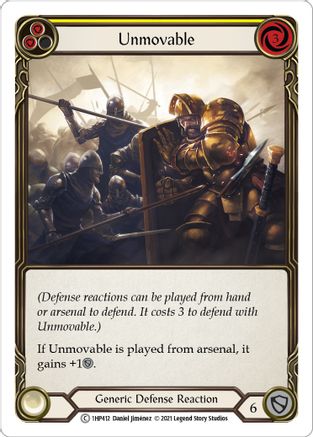 Unmovable (Yellow) (1HP412) - History Pack Vol.1