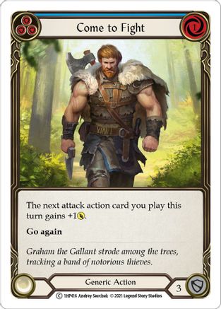 Come to Fight (Blue) (1HP416) - History Pack Vol.1