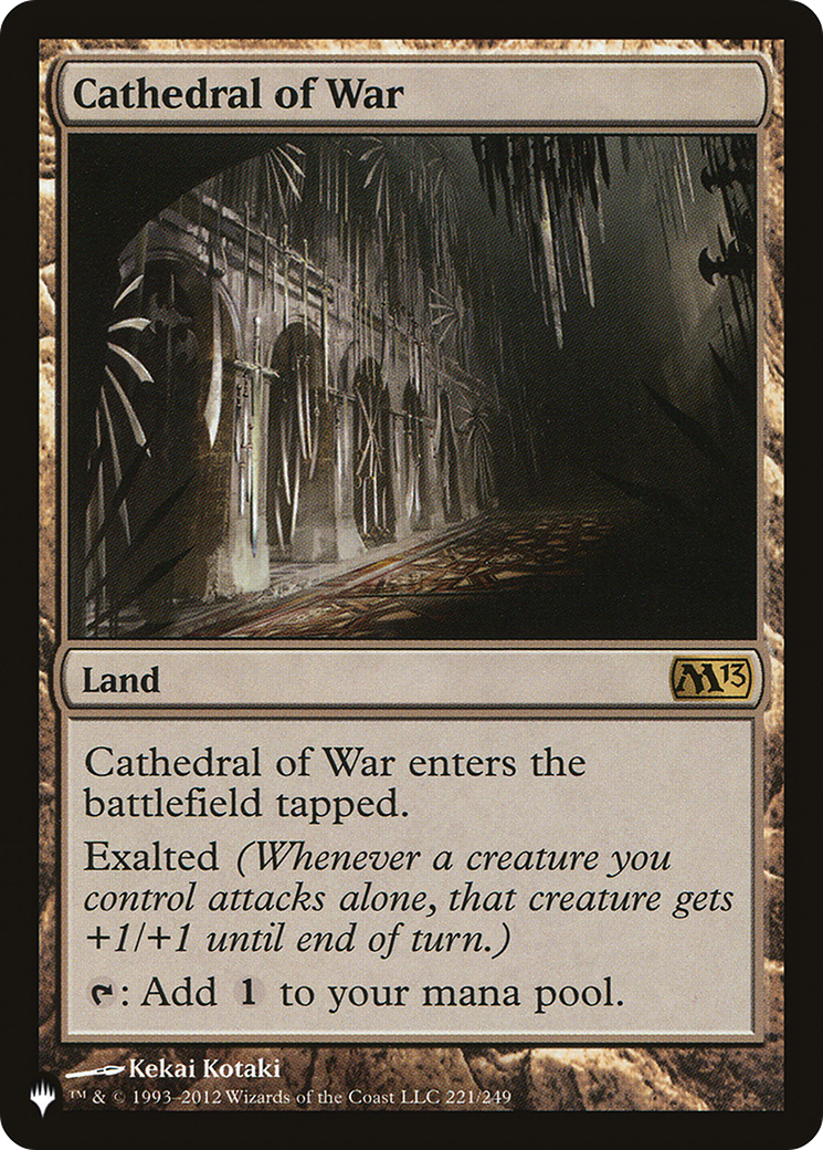 Cathedral of War (PLIST-283) - The List - Premium MTG Single from Wizards of the Coast - Just $1.35! Shop now at Game Crave Tournament Store