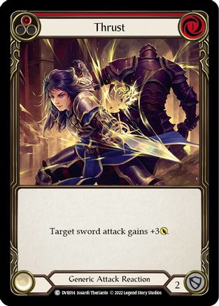 Thrust (DVR014) - Classic Battles: Rhinar vs Dorinthea