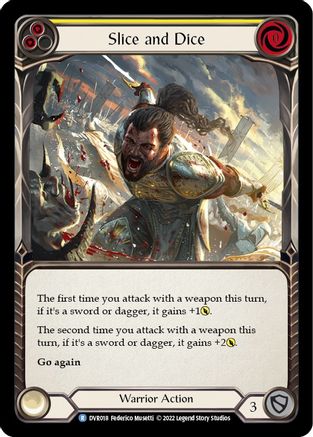 Slice and Dice (DVR018) - Classic Battles: Rhinar vs Dorinthea