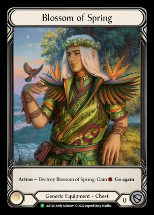 Blossom of Spring (LGS100) - Flesh and Blood: Promo Cards Cold Foil