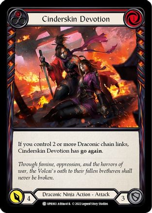Cinderskin Devotion (Red) (UPR063) - Uprising Rainbow Foil