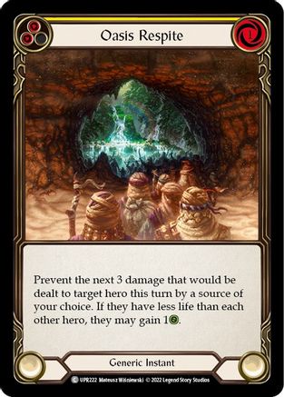 Oasis Respite (Yellow) (UPR222) - Uprising Rainbow Foil