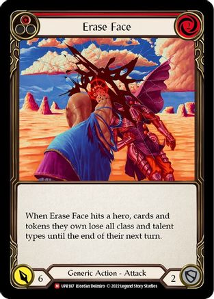 Erase Face (UPR187) - Uprising Rainbow Foil