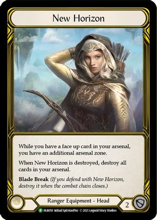 New Horizon (Golden) (FAB050) - Flesh and Blood: Promo Cards