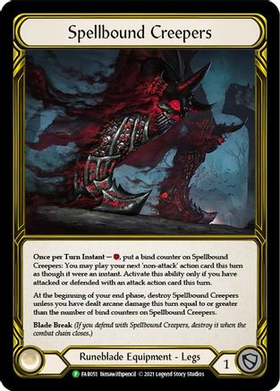 Spellbound Creepers (Golden) (FAB051) - Flesh and Blood: Promo Cards Cold Foil