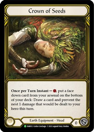 Crown of Seeds (Golden) (FAB052) - Flesh and Blood: Promo Cards Cold Foil